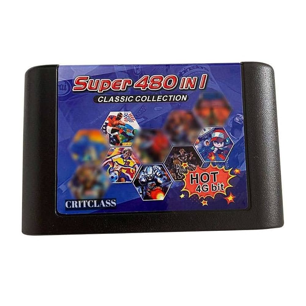 Amazon.com: CRITCLASS Super Cartridge 480 in 1 Multi Games